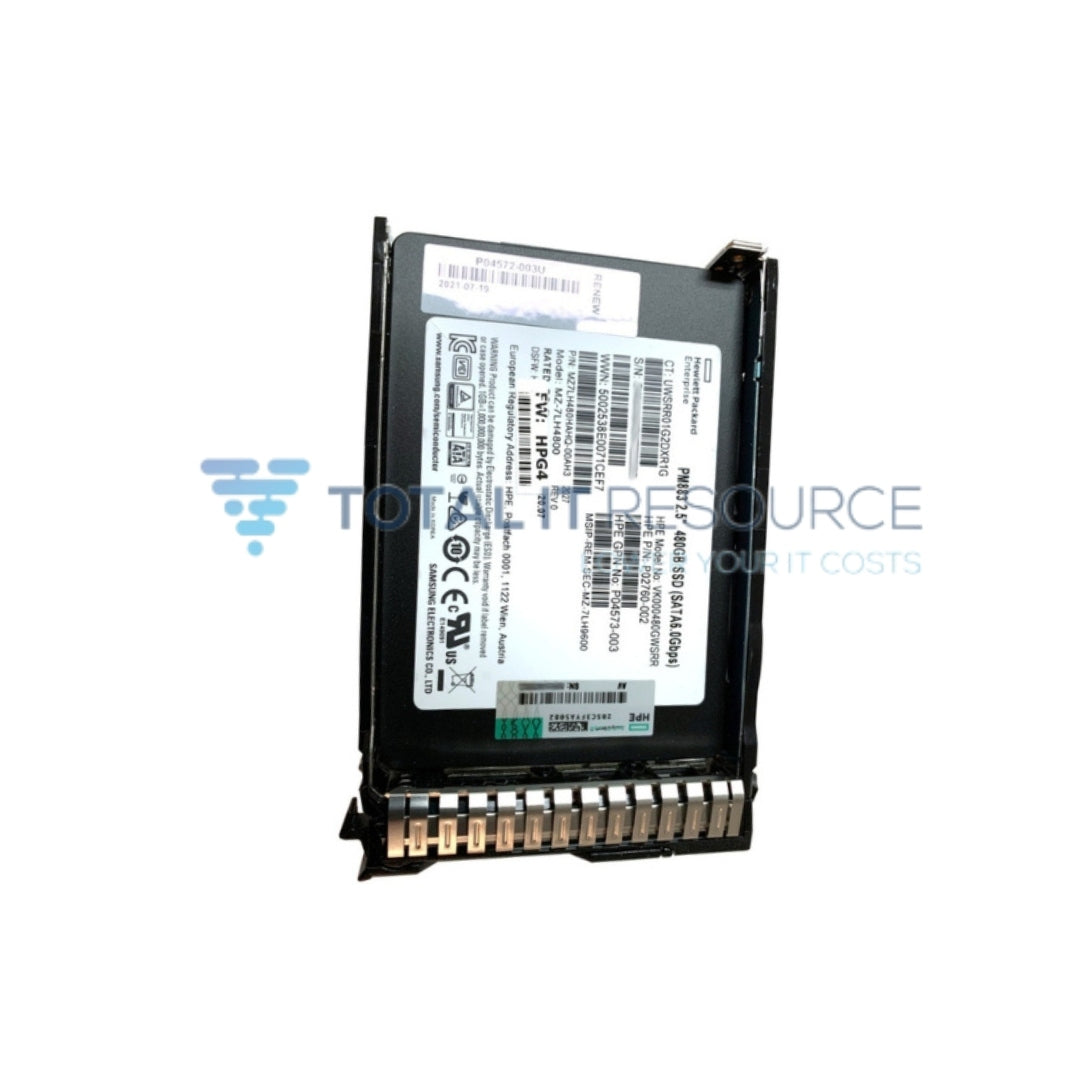P04560-B21 HPE 480GB SATA 6G Read Intensive SFF (2.5in) SC SSD