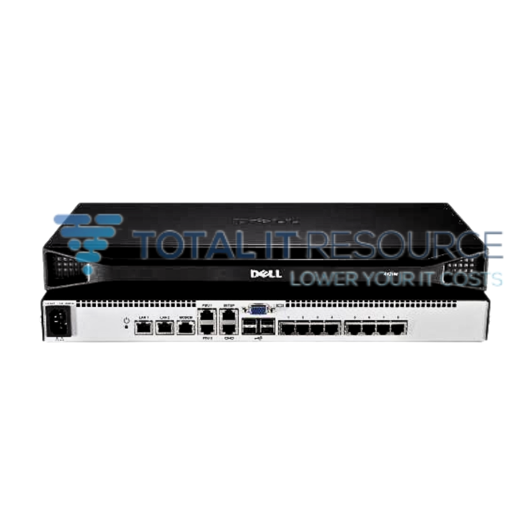 450-ADZM Dell DAV2108 8-port analog, upgradeable to digital KVM switch with 1 local user, 1 power supply