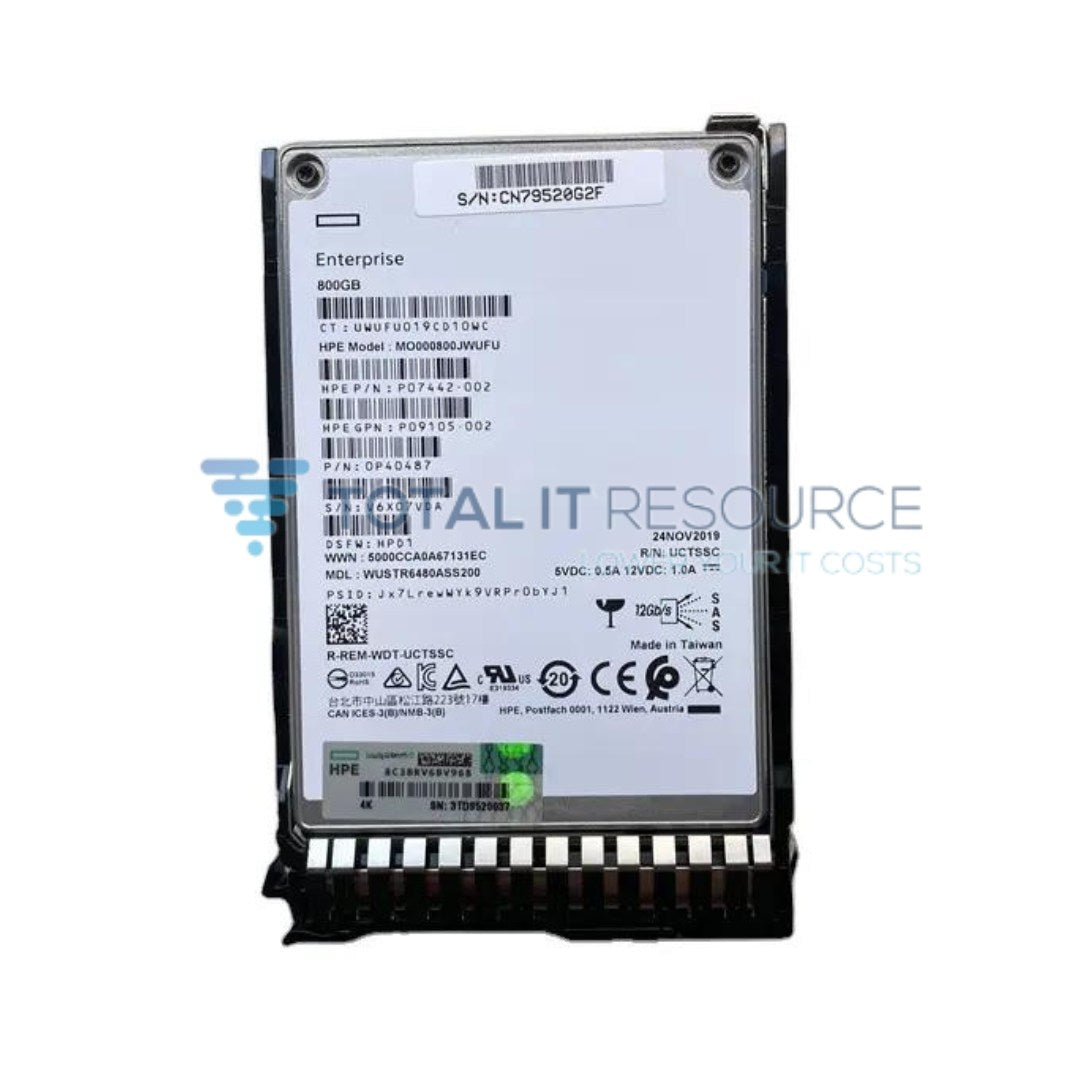 P10442-B21 HPE 1.92TB SAS 12G Read Intensive SFF (2.5in) SC Value SAS SSD