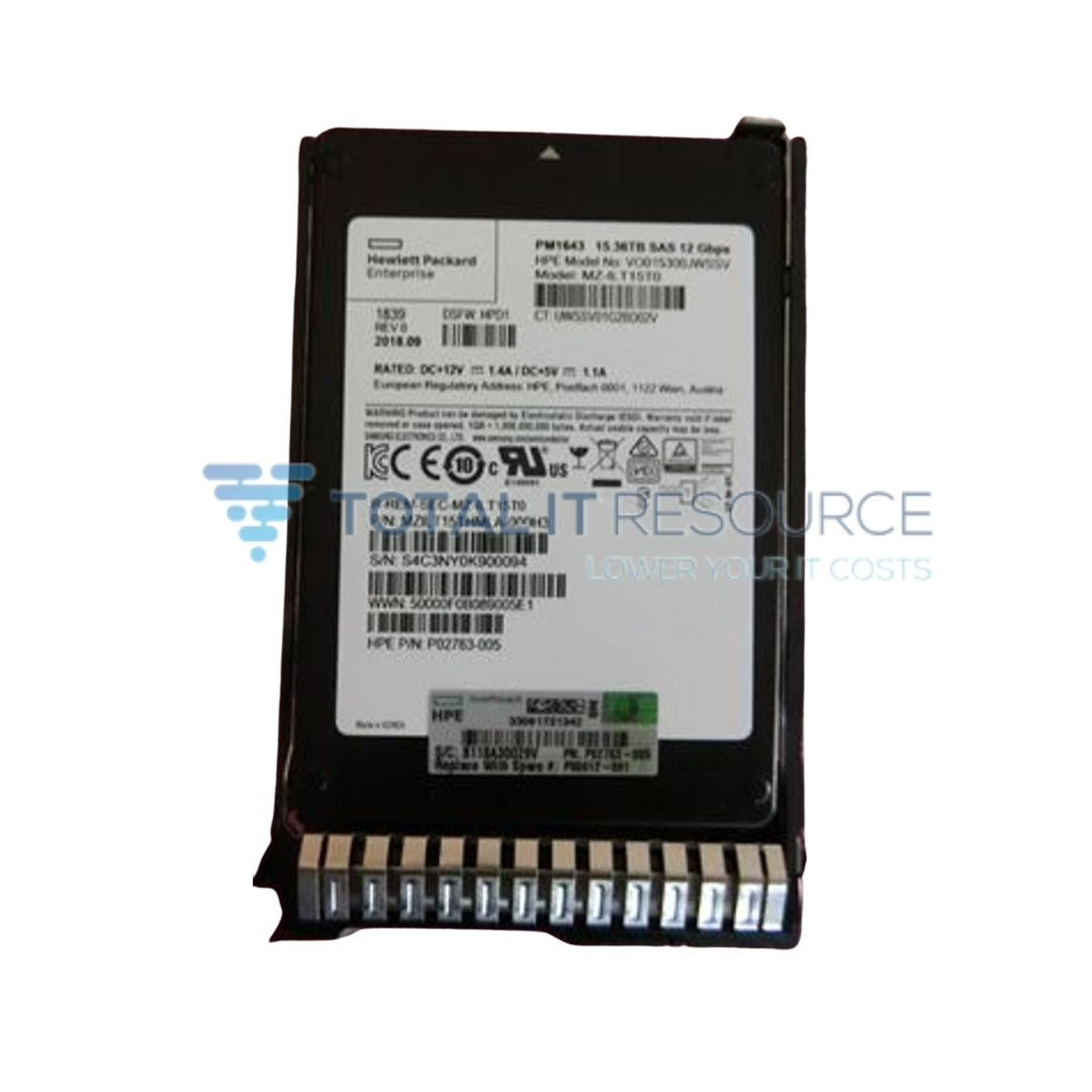 P06592-B21 HPE 15.3TB SAS 12G Read Intensive SFF (2.5in) SC SSD