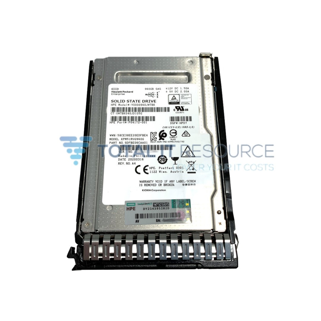 P04517-B21 HPE 960GB SAS 12G Read Intensive SFF (2.5in) SC SSD