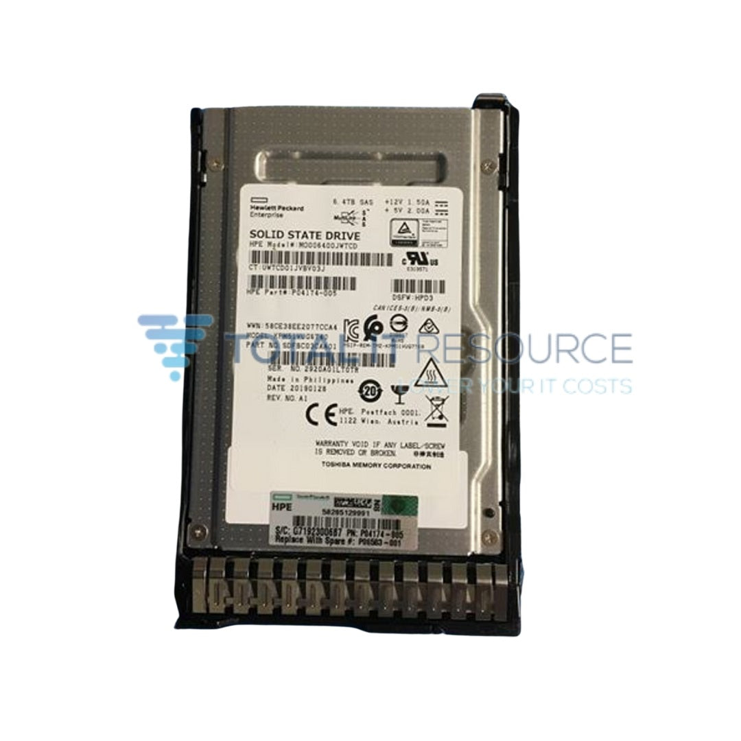 P04539-B21 HPE 6.4TB SAS 12G Mixed Use SFF (2.5in) SC SSD