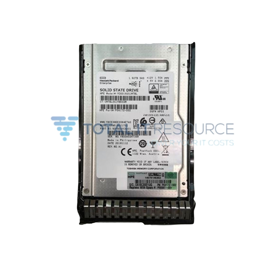 P04519-B21 HPE 1.92TB SAS 12G Read Intensive SFF (2.5in) SC SSD