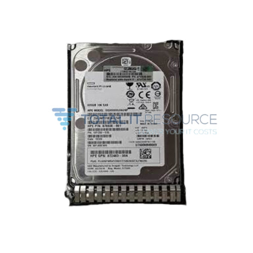 872477-B21 HPE 600GB SAS 12G Enterprise 10K SFF (2.5in) SC Digitally Signed Firmware HDD