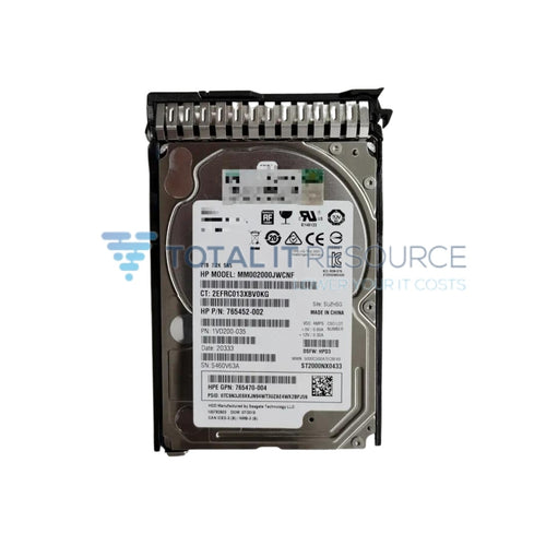 765466-B21 HPE 2TB SAS 12G Midline 7.2K SFF (2.5in) SC 512e HDD