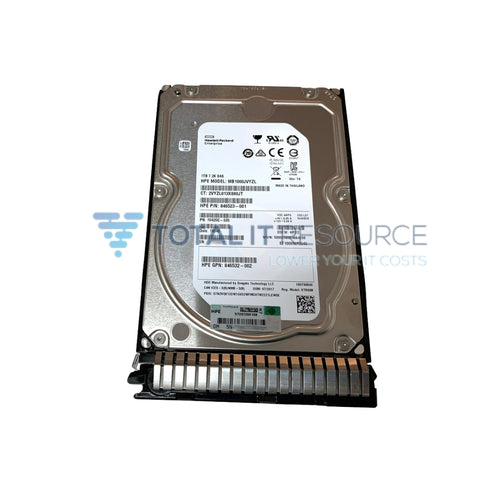 846524-B21 HPE 1TB SAS 12G Midline 7.2K LFF (3.5in) SC Digitally Signed Firmware HDD