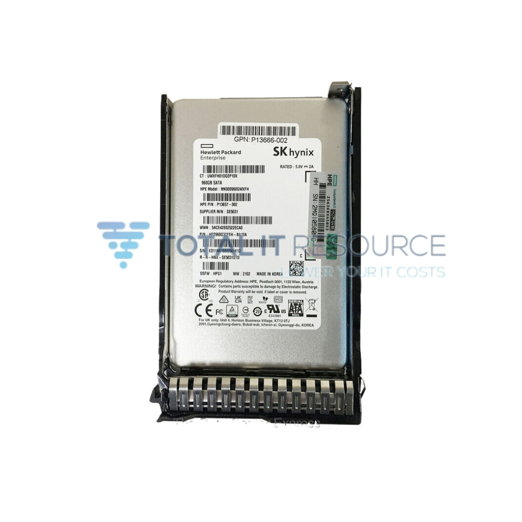 P04476-B21 HPE 960GB SATA 6G Read Intensive SFF (2.5in) SC Digitally Signed Firmware SSD