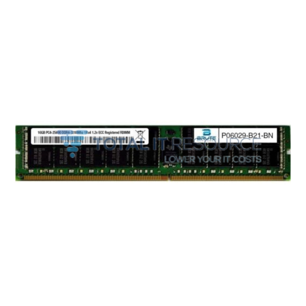 P06029-B21 HPE 16GB (1x16GB) Single Rank x4 DDR4-3200 CAS-22-22-22 Registered Smart Memory Kit