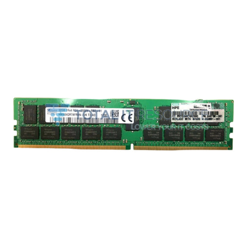 815100-B21 HPE 32GB (1x32GB) Dual Rank x4 DDR4-2666 CAS-19-19-19 Registered Smart Memory Kit