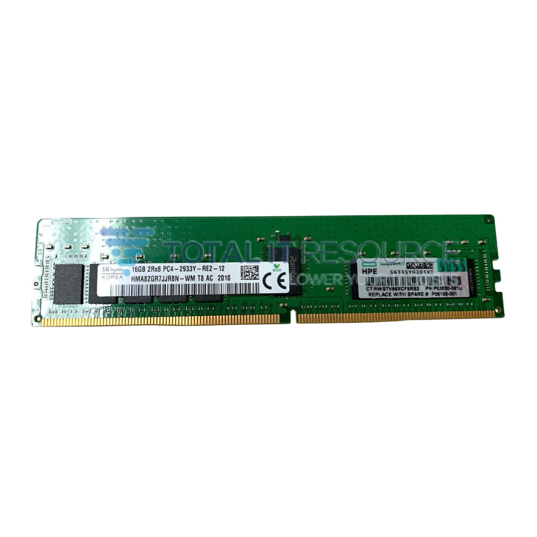 P00922-B21 HPE 16GB (1x16GB) Dual Rank x8 DDR4-2933 CAS-21-21-21 Registered Smart Memory Kit