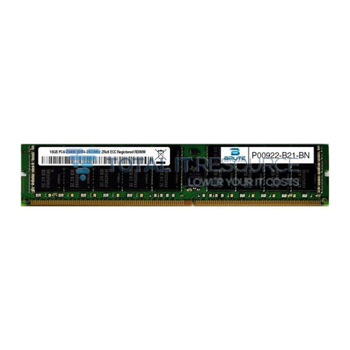 P00922-B21 HPE 16GB (1x16GB) Dual Rank x8 DDR4-2933 CAS-21-21-21 Registered Smart Memory Kit