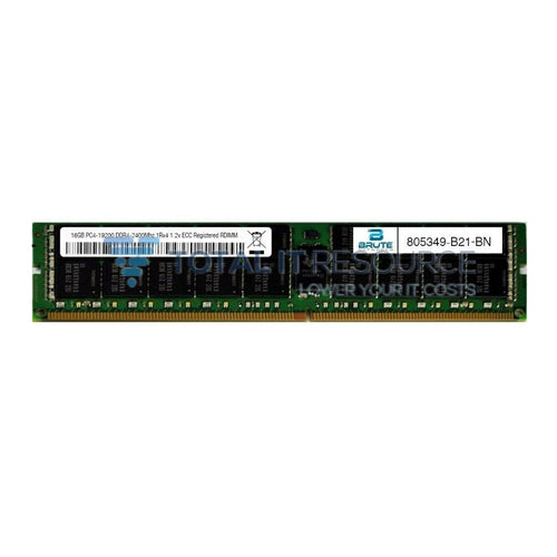 805349-B21 HPE 16GB (1x16GB) Single Rank x4 DDR4-2400 CAS-17-17-17 Registered Memory Kit