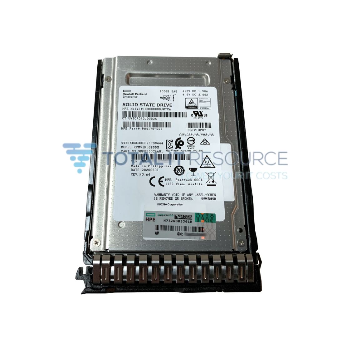 P09100-B21 HPE 800GB SAS 12G Write Intensive SFF (2.5in) SC SSD