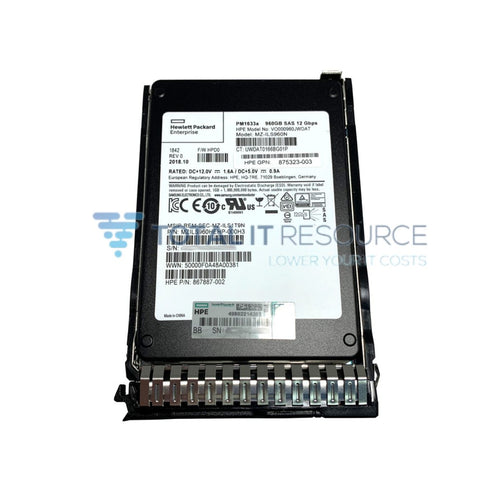 P10440-B21 HPE 960GB SAS 12G Read Intensive SFF (2.5in) SC Value SAS Digitally Signed Firmware SSD