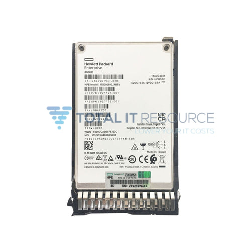 P04543-B21 HPE 800GB SAS 12G Write Intensive SFF (2.5in) SC Digitally Signed Firmware SSD