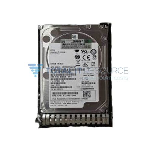 872477-B21 HPE 600GB SAS 12G Mission Critical 10K SFF SC  Multi Vendor HDD